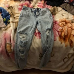 hollister high rise jeans